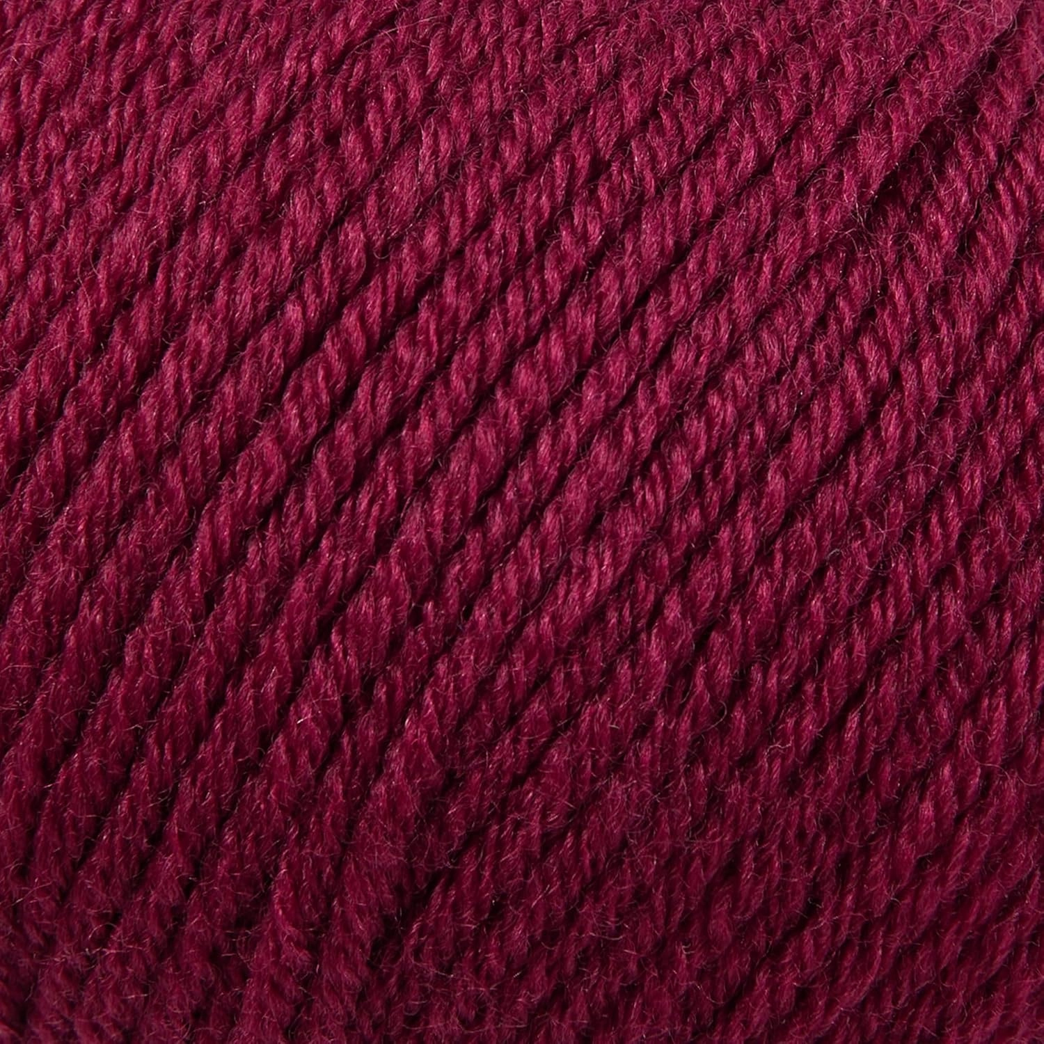 100% Merino Wool Yarn, 6-Ply Luxurious and Soft Yarn for Hand Knitting & Crocheting, 1.76 OZ/50g, 127 yds/116 Meters(Deep Red, 3 Balls)