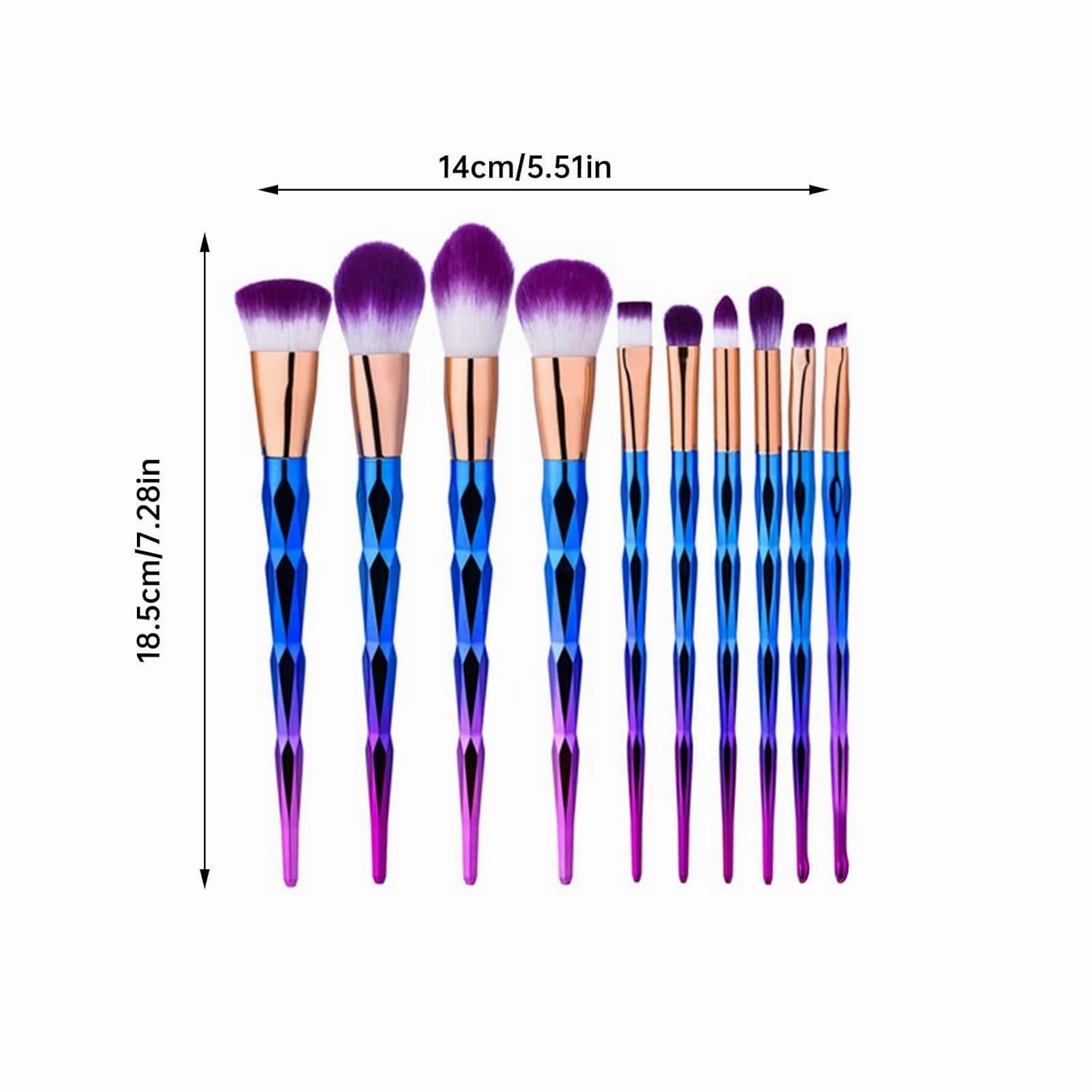 10 Foundation Brushes Makeup Brushes Six Dazzling Beauty Tools Foundation Brushes Set Makeup Brushes
