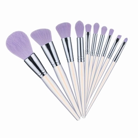 10-piece Makeup Brush Set Eye Face Makeup Brushes Beginner Kit Artificial Fiber Easy Application Storage