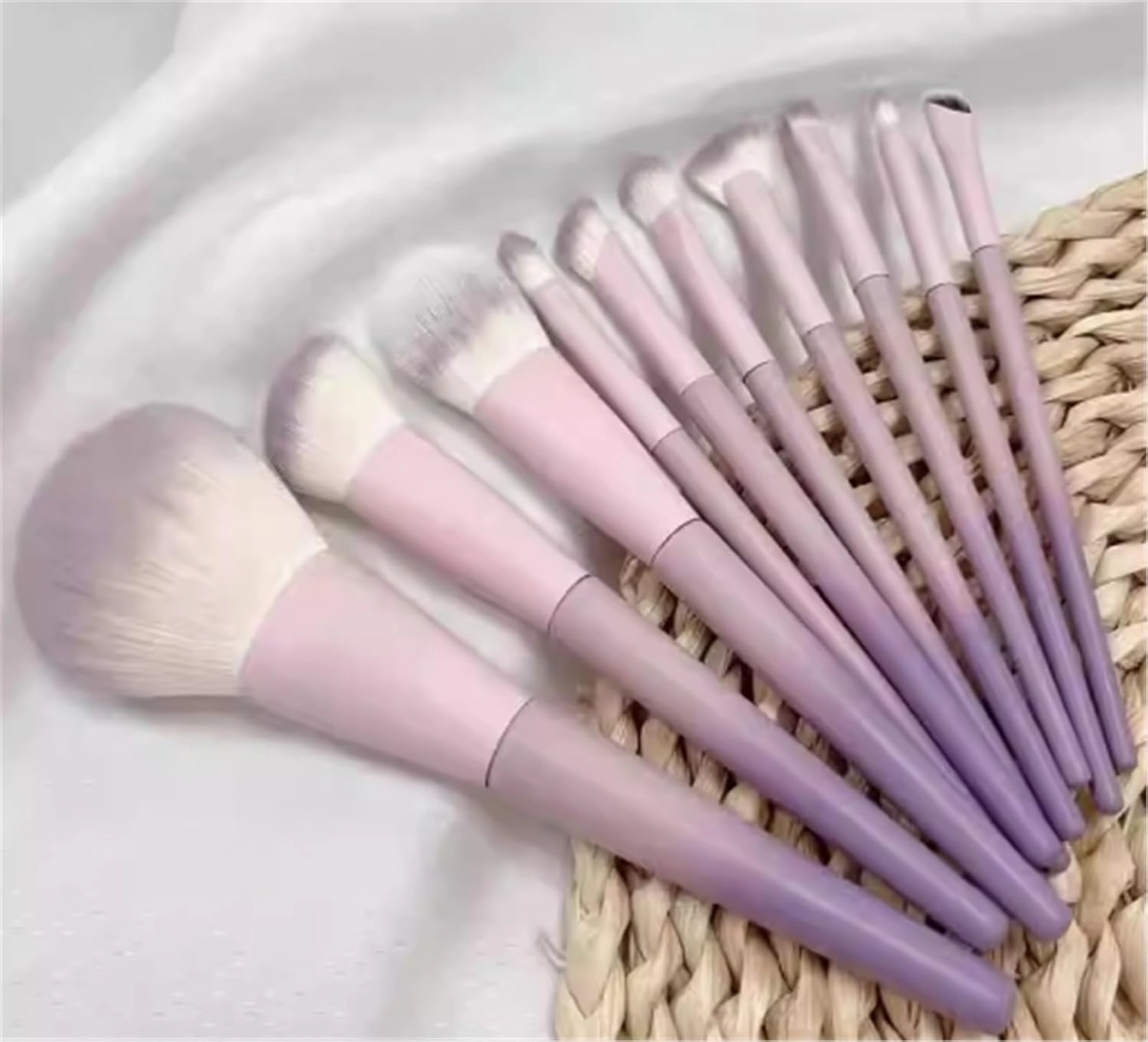 10 Piece Makeup Brush Set Powder Rouge Eye Shadow Brush Full Set Of Beauty Tools