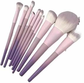 10 Piece Makeup Brush Set Powder Rouge Eye Shadow Brush Full Set Of Beauty Tools