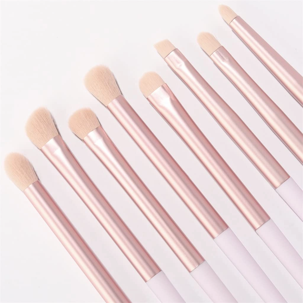 11pcs Makeup Brushes Sets Tools Cosmetic Powder Contour Blush Lip Eyeshadow Concealer Foundation Brush Kit(Color:Svart)