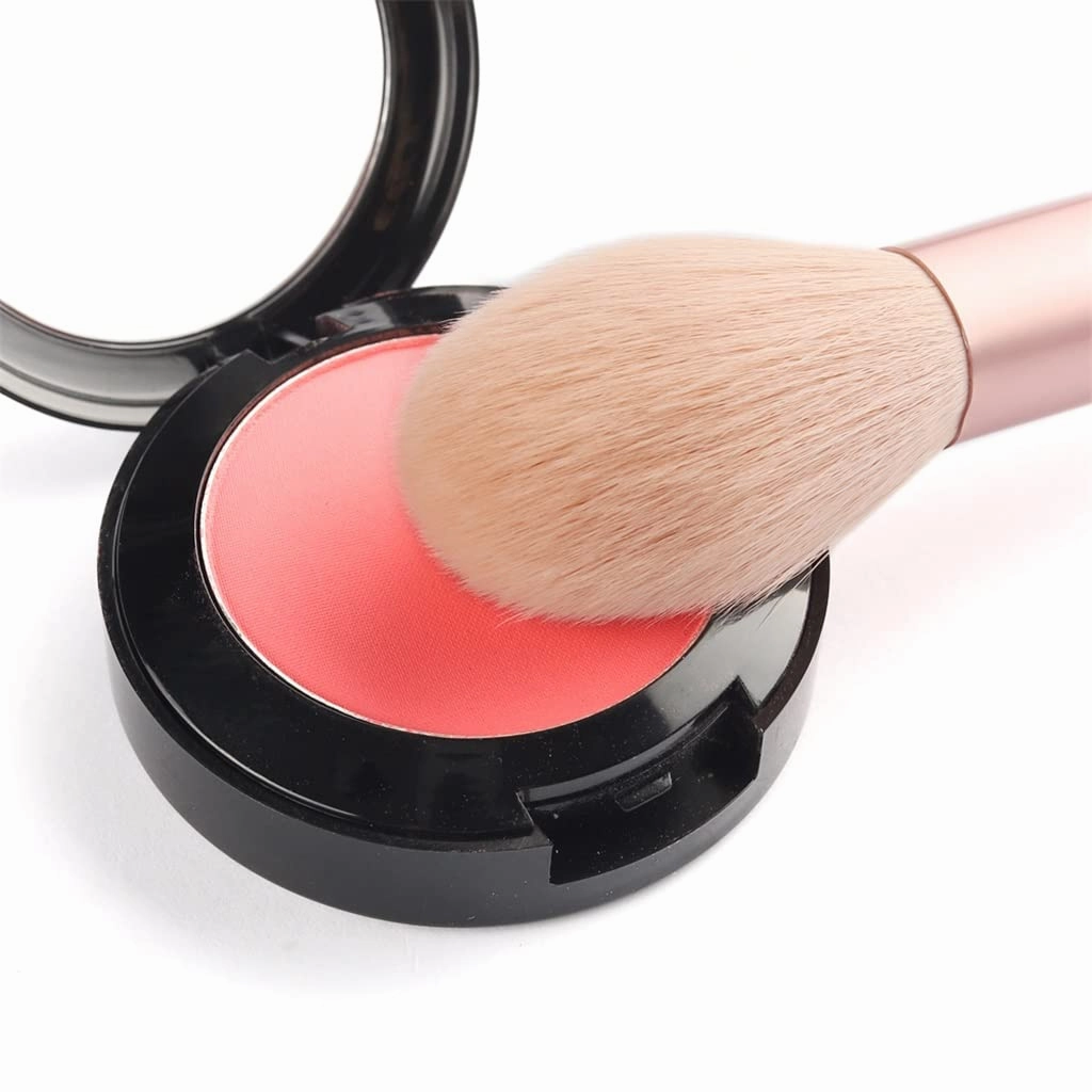 11pcs Makeup Brushes Sets Tools Cosmetic Powder Contour Blush Lip Eyeshadow Concealer Foundation Brush Kit(Color:Svart)