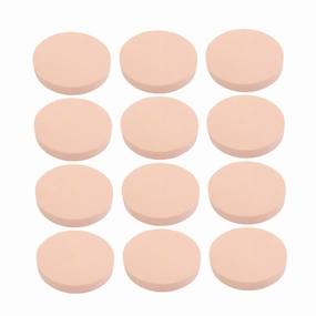 12pcs Cosmetic Cushion Sponge Puff Face Powder Sponge Puff Sponge Applicator Makeup Foundation Sponge Cosmetic Round Sponge Puff Makeup Applicator Make up