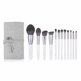 12pcs/set Cloud Makeup Brushes Powder Sculpting Foundation Highlighter Eyeshadow Make Up Brush Kit Smudge Crease Eyebrow Brush