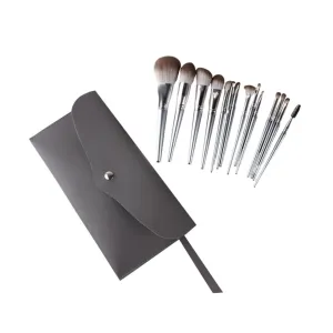 14-piece Travel Makeup Brush Set Professional Makeup Kit Cosmetics Brush Kit for Powder Eye Shadow Foundation Random Color