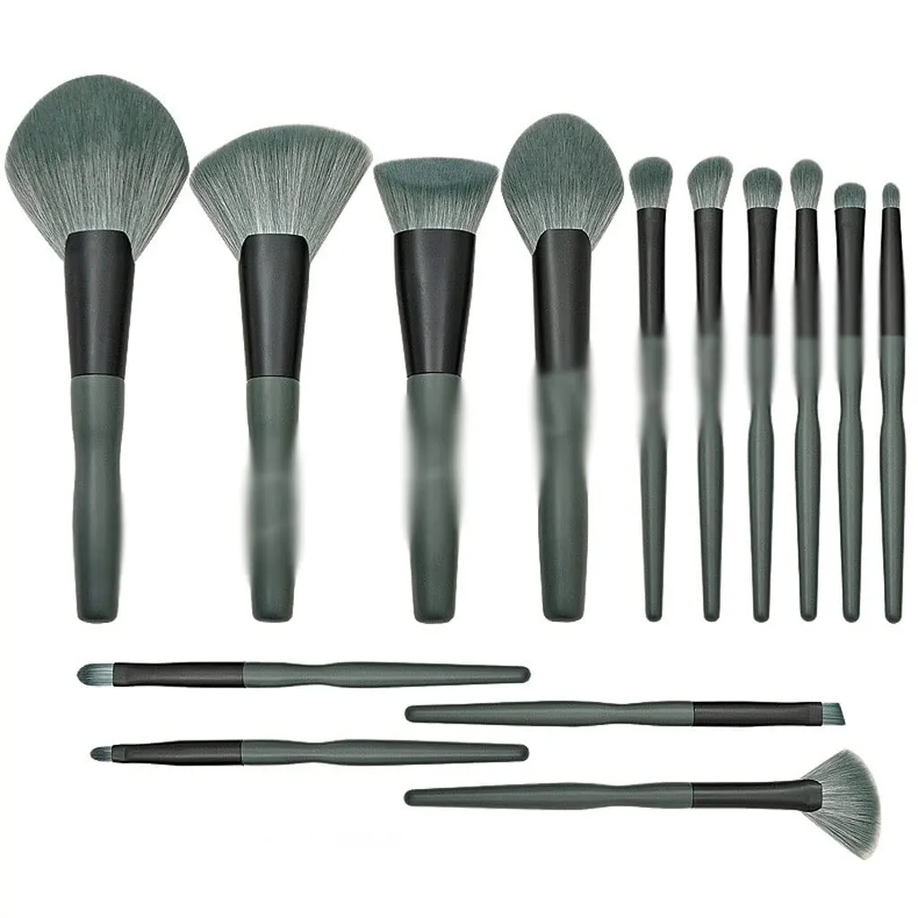 14 Pieces Of Makeup Brush Set, Loose Powder, Eye Shadow, Hair Brush, Beauty Tools