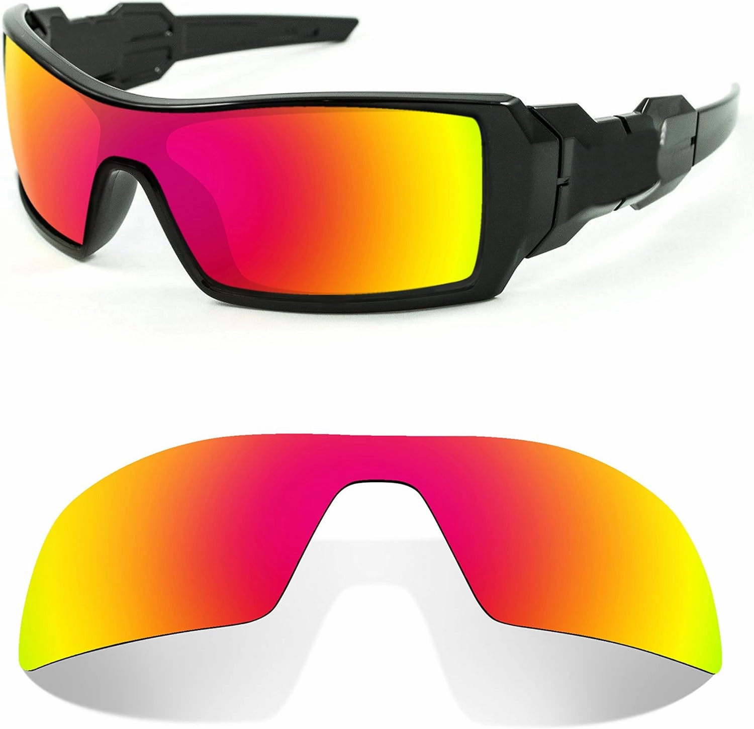 1.5mm Polarized Replacement Lenses for Oakley Oil Rig Sunglasses - Multiple Options