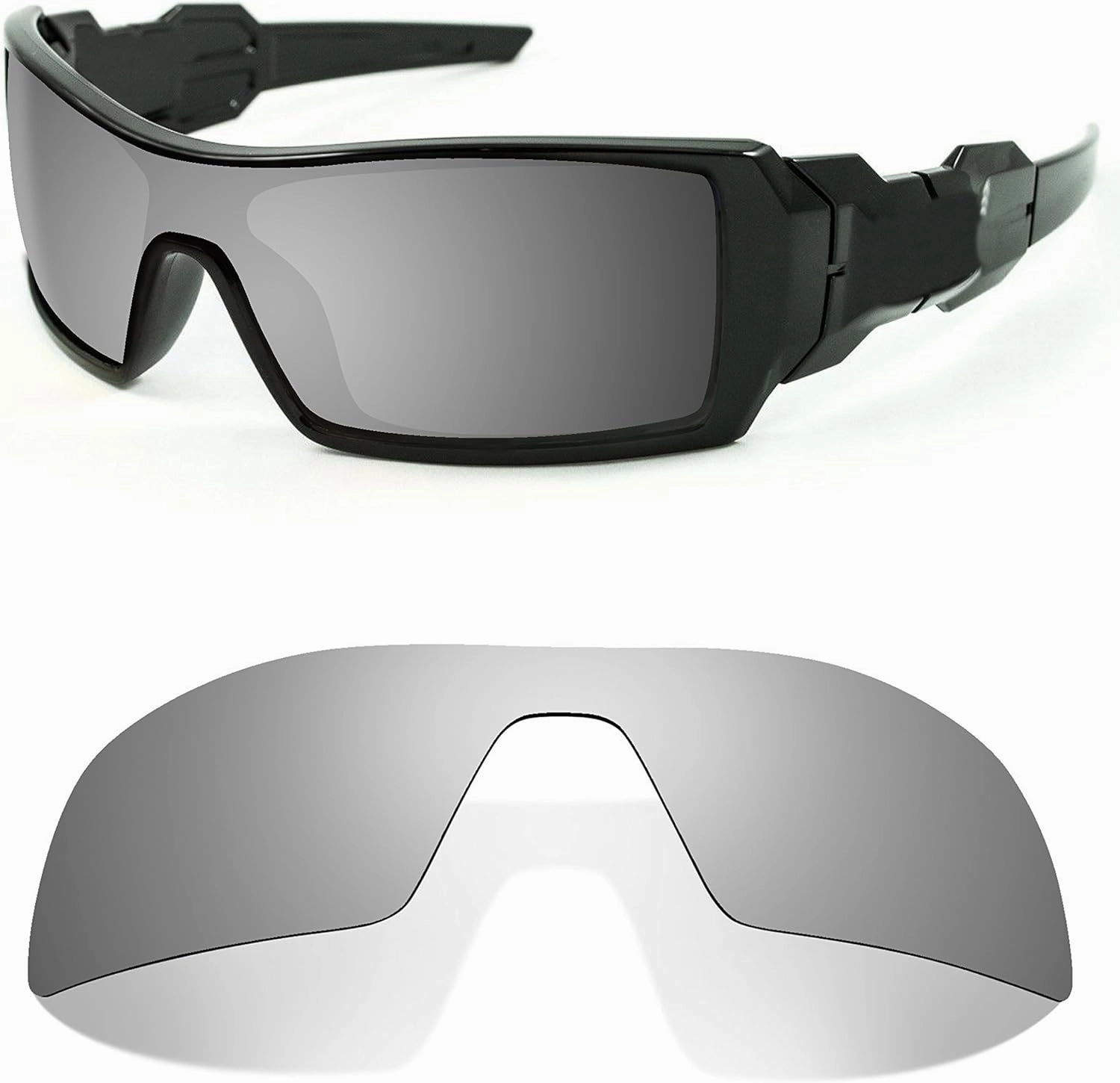 1.5mm Polarized Replacement Lenses for Oakley Oil Rig Sunglasses - Multiple Options