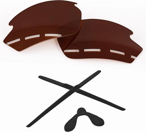 1.6MM Polarized Replacement Lenses & Rubber Kits Compatible with Rudy Project Rydon Sunglasses