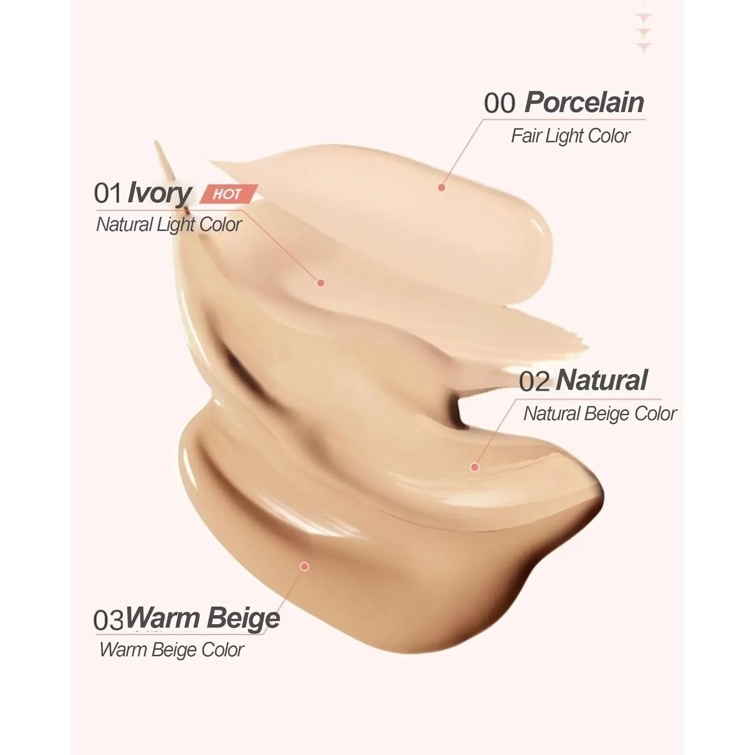 1PC PL Creamy Velvet Foundation Verion 1.0 / Version 2.0, Transparent/Full Coverage Foundation, Create Flawless Makeup Foundation For Dry & Dry Combination Skin (V2.0#00, 30g)