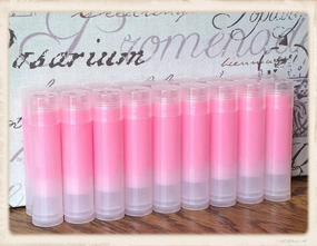 20 Miami Vice Handmade Lip Balms Without Labels in Clear Tubes Wholesale Bulk Pina Colada Strawberry Daiquiri