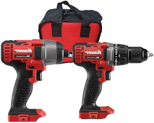 20V (Drill/Driver & Hex Compact) Bundle - Tools Only - Compatible with Bauer, BUN17911781