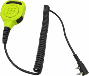 2 Pin Hand Shoulder Speaker Mic for Baofeng Radios BF-F8HP UV-82HP UV-5R UV82 UV82C UV5R5 UV5RA UV5RE UV5X3 and Kenwood BTECH Retevis Samcom Radios, Walkie Talkie Microphone (Green)