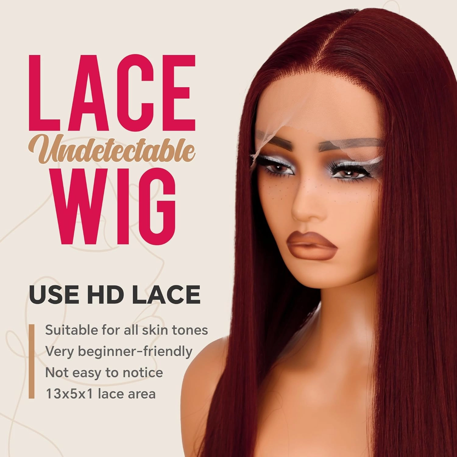 30 Inch Burgundy T-part Wig 13x5x1 Lace Front Wigs Silk No Human Hair Pre Plucked Ready to Wear Wine Red BUG Daily Wig For Black Women