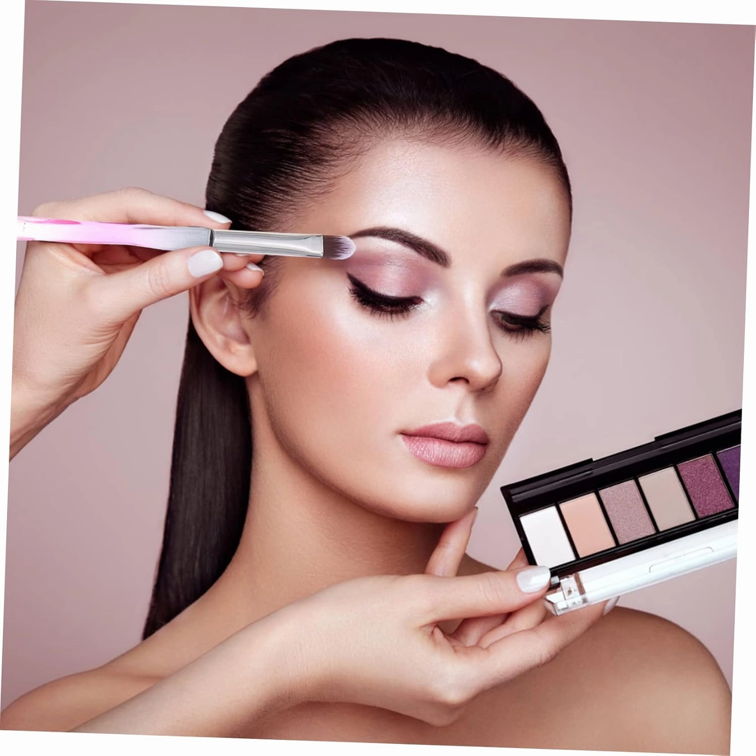 30pcs Professional Makeup Brush Set Premium Cosmetic Kit for Blending Highlighting Contouring Irregular Handle Design for Women Makeup