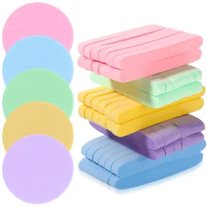 360 Pcs Compressed Facial Sponges Makeup Blender Face Wash Sponge Small Wedge Shaped Beauty Applicator Wash Face Spa Pad for Women Cleansing Exfoliating Liquid Cream Foundation Removal