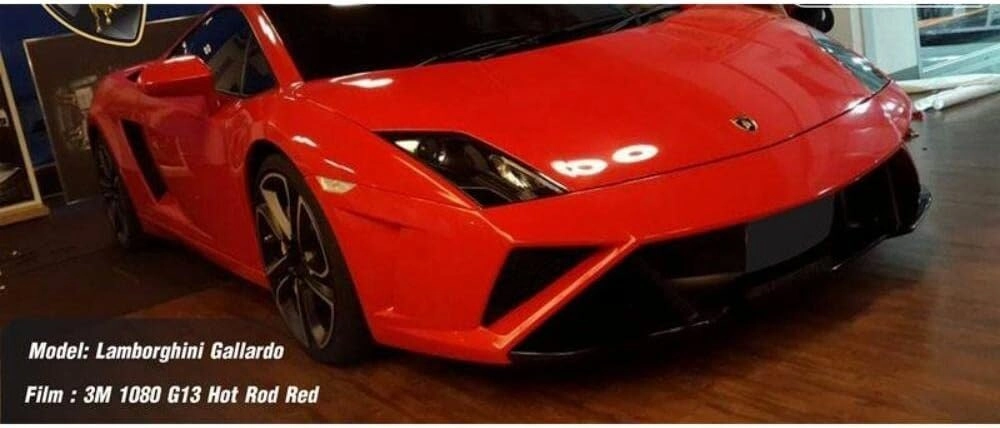 3M 2080 G13 Gloss HOT Rod RED 5ft x 2ft (10 sq/ft) Car Wrap Vinyl Film