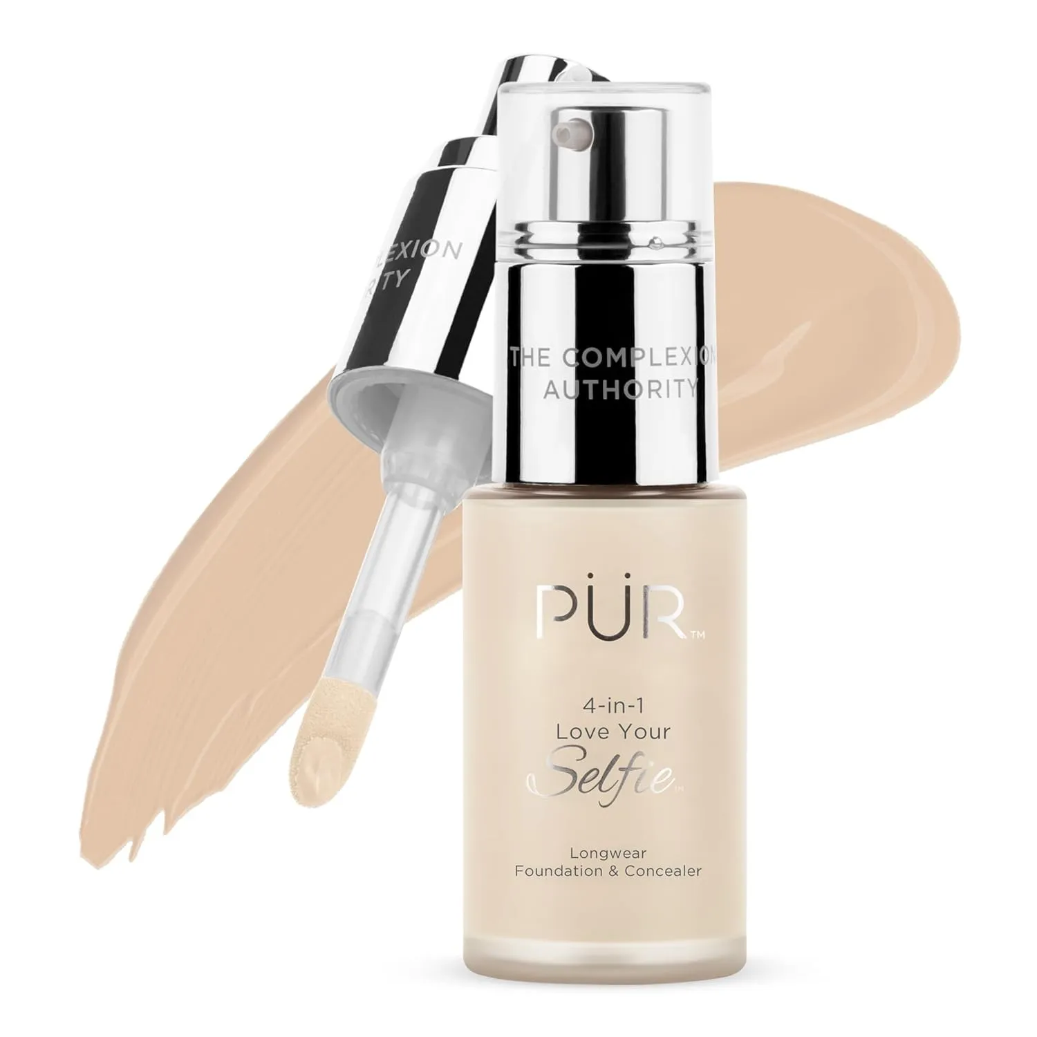 4-in-1 Love Your Selfie Longwear Foundation & Concealer Full Coverage Liquid Foundation, Hydrating Formula, Cruelty Free