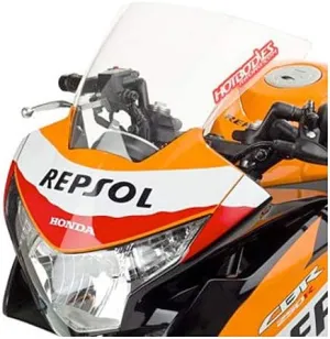 41102-1602 Clear Dual Radius GP Windscreen