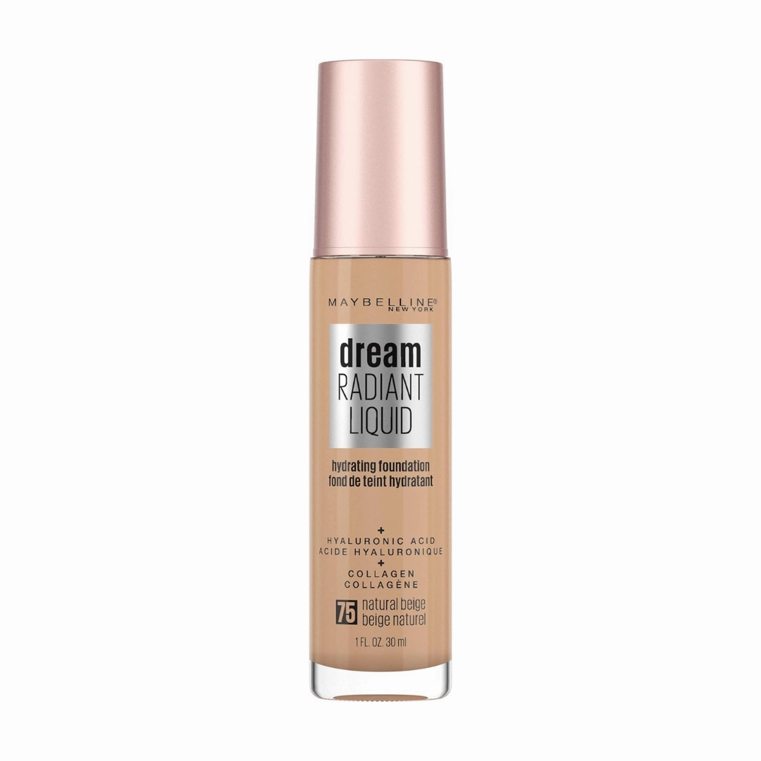 4 x Maybelline Dream Radiant Liquid Foundation 30ml 75 Natural Beige