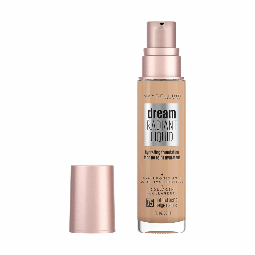 4 x Maybelline Dream Radiant Liquid Foundation 30ml 75 Natural Beige