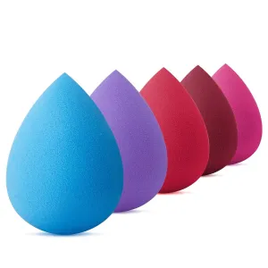 5Pcs Beauty Blender Sponge, Makeup Sponges for Foundation, Beauty Foundation Blending Sponge, Flawless for Liquid, Cream, and Powder, Multi-Colored By YUESHENNAN