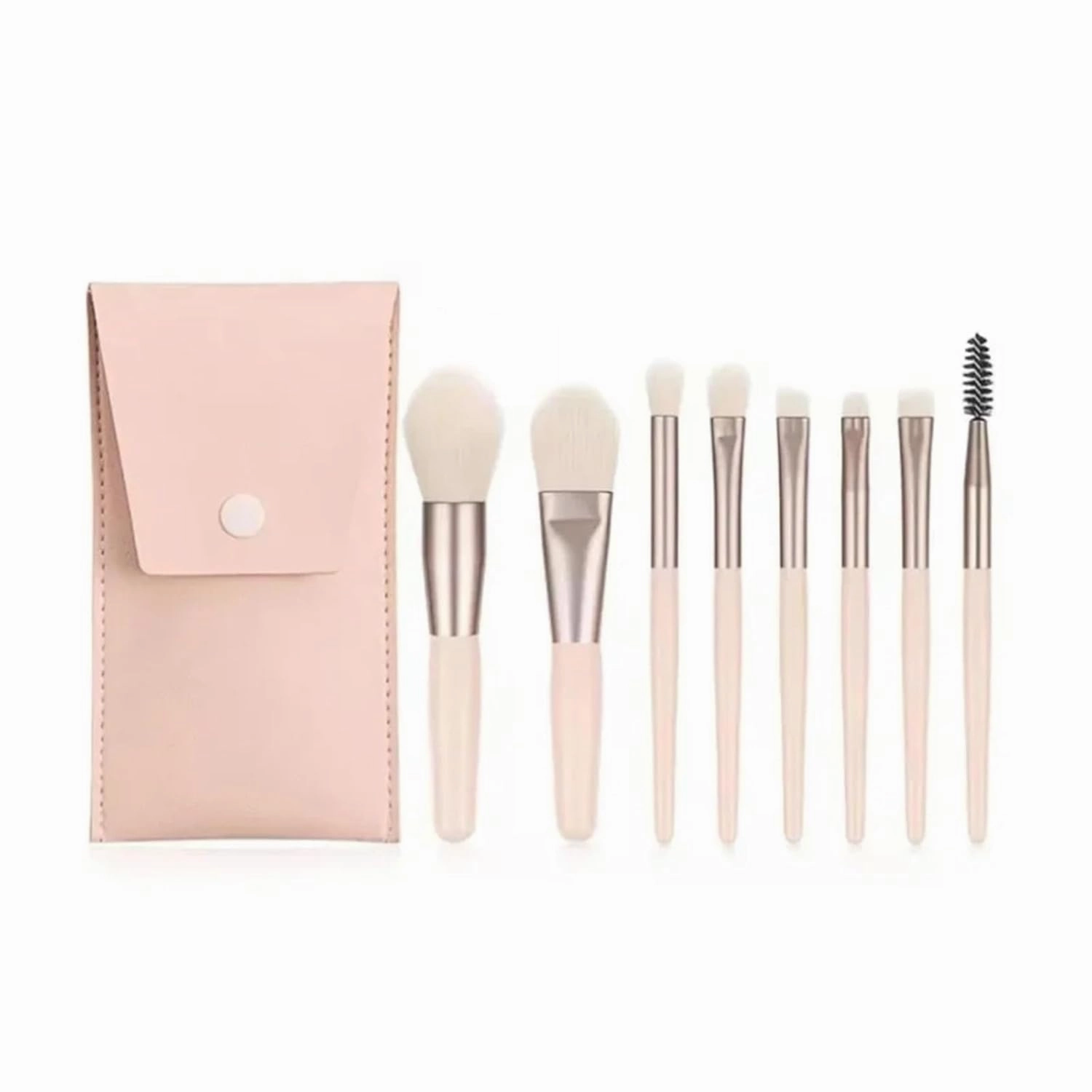 8 Pcs Makeup Brush Set Mini Foundation Powder Blush Eyelash Shadow Concealer Brush Professional Brush Cosmetic Kit Makeup new(Green)