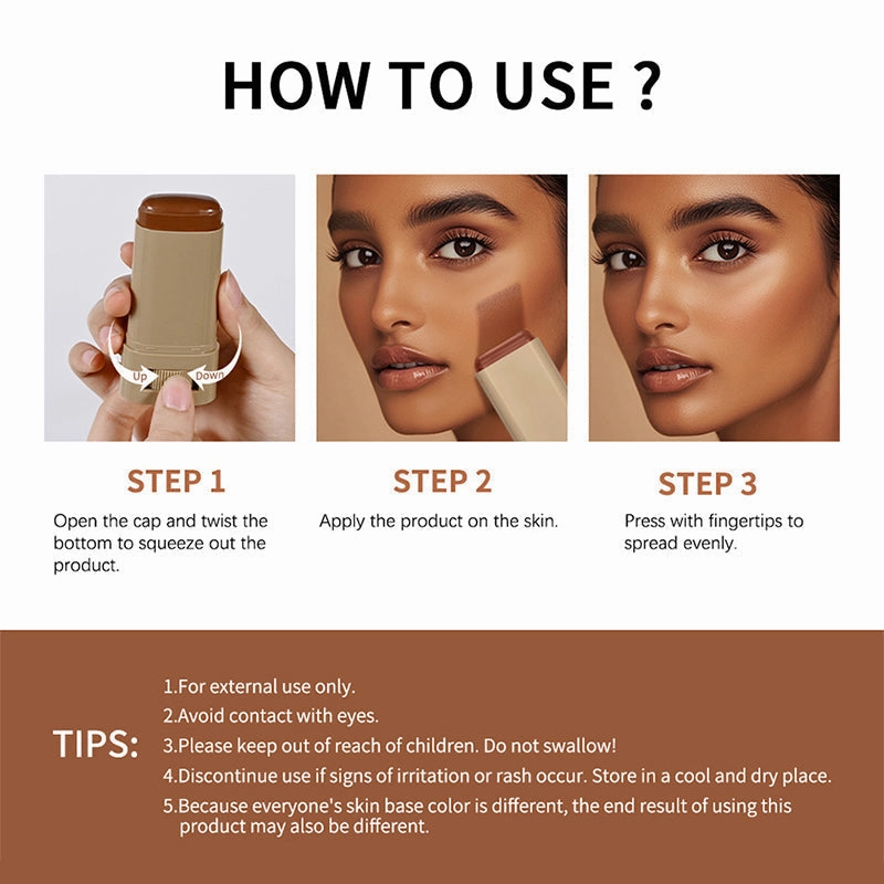 💝Limited-Time Offer - BUY 1 GET 1 FREE💝Hydrating & Brightening Essential Foundation Stick