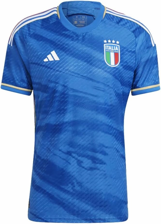 adidas Italy Men's Authentic Home Jersey (US, Alpha, Medium, Regular, Regular) Blue