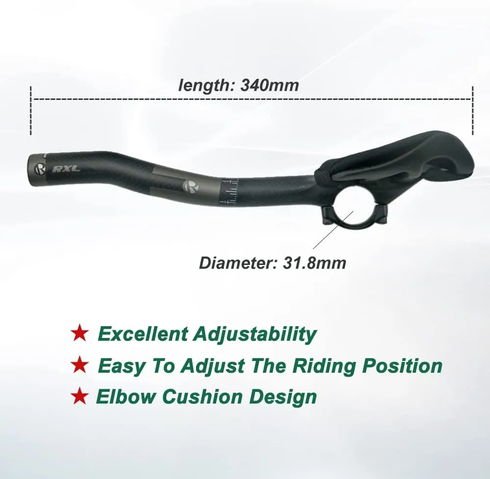 aerobars for road bike carbon aero handlebars for Road Bike tri bike bull horn triathlon bike handlebar for Touring Bike and rest handlebar