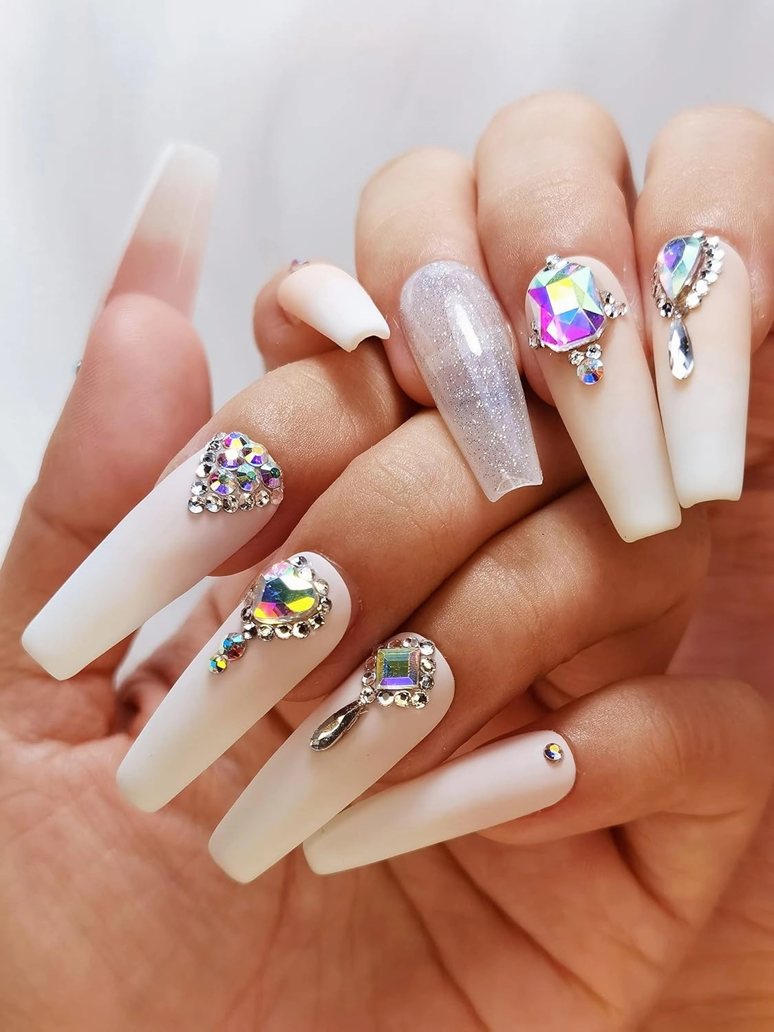 AIMEILI Transparent Jelly Milky White Sheer Pink Nude Gel Polish Kit, Soak Off Sheer Gel Nail Polish Set Of 12pcs X 8ml - Kit Set 3