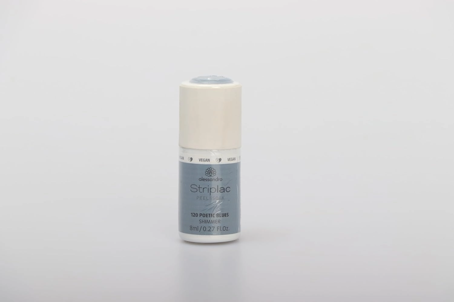 alessandro Striplac Peel or Soak Nail Polish -120 Poetic Blues for Women- 0.27 oz