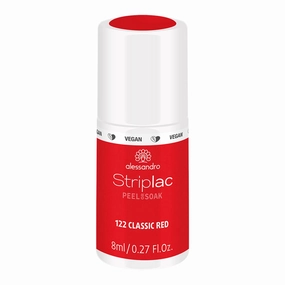 alessandro Striplac Peel or Soak Nail Polish - Long Lasting Wear - Quick Drying Time - Offers a Variety of Colors - Delivers Professional Results - Vegan - Cruelty Free - Classic Red - 0.27 oz