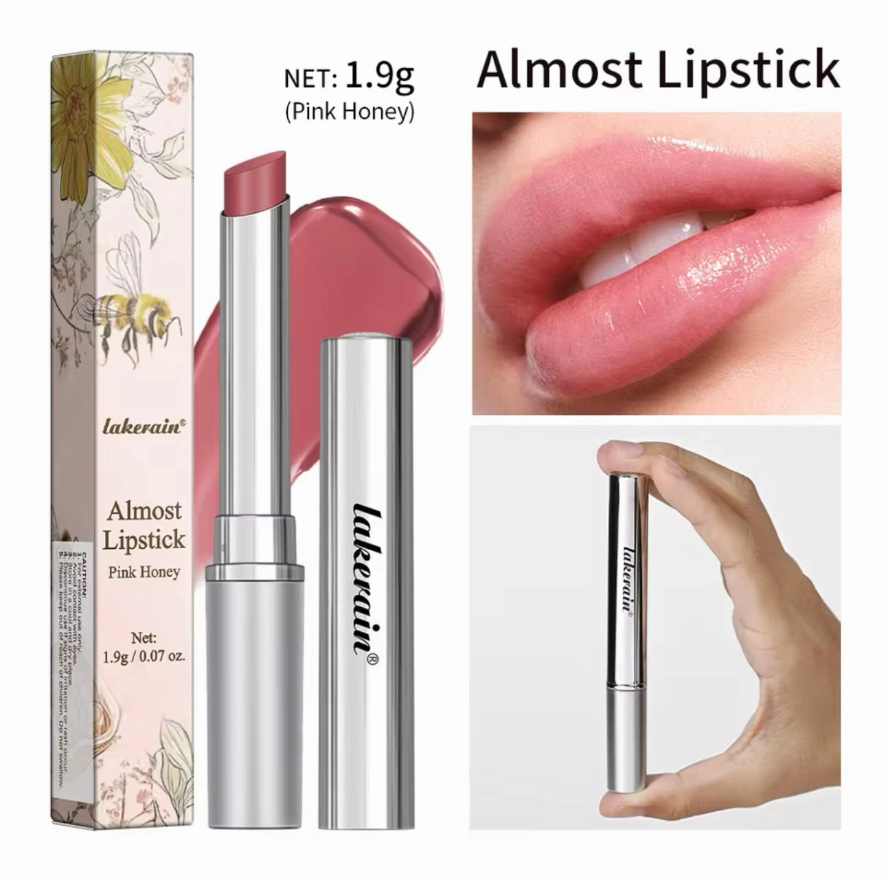 Almost Lipstick | Pink Honey Gloss   Soft Pigment