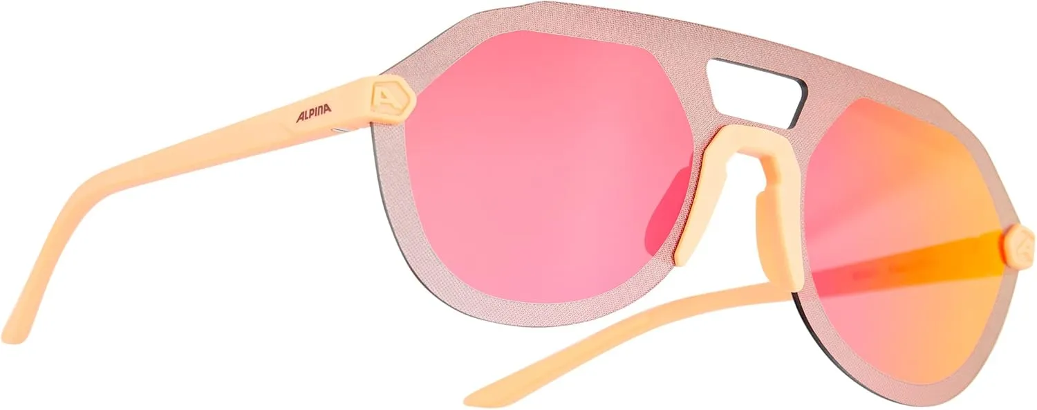 ALPINA Unisex - Adults, Beam II Sunglasses, Peach matt, One Size
