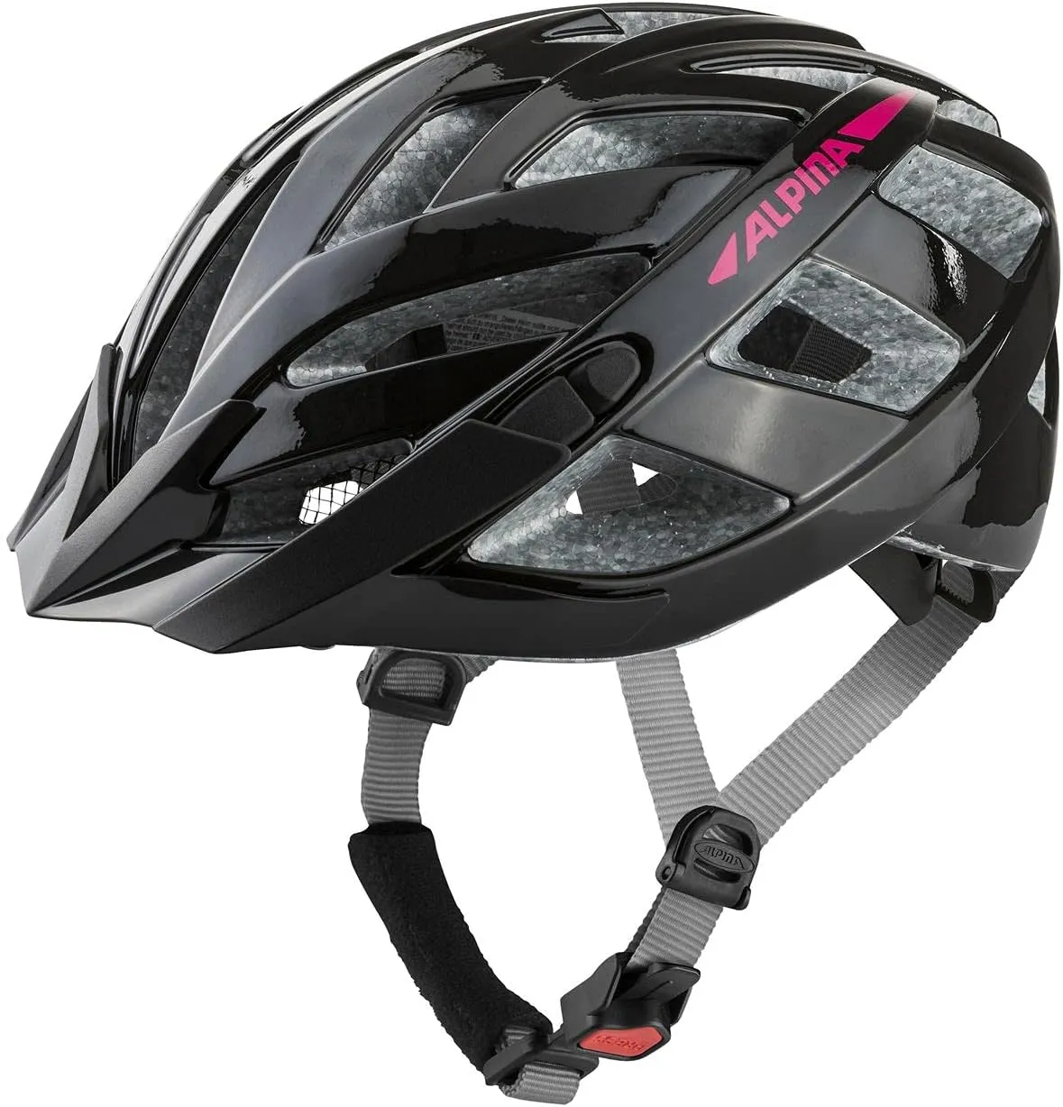 ALPINA Unisex - Adults, PANOMA 2.0 Bicycle Helmet, Black-Pink Gloss, 56-59 cm