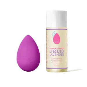 Amethyst Beauty Blender Makeup Sponge & Liquid Blendercleanser Sponge & Brush Cleanser, 5 oz