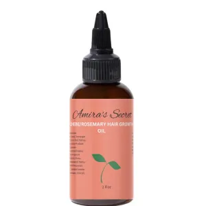 Amira’s Secret Ayurvedic Chebe Hair and Scalp Oil | Moisturizing and Nourishing | Great for All Hair Types | Rosemary Infused Oil | Great for Gifts (2fl oz)