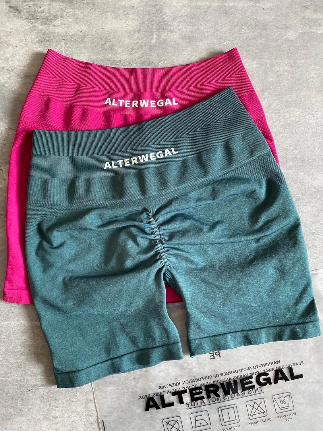 Amplify Seamless Scrunch Workout Shorts Intensify Women's Yoga High Waist Athletic Gym Running Sports Fitness