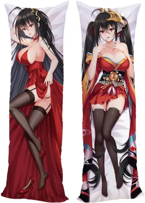 Anime Pillow Case Dakimakura Azur Lane Impact 120x40cm (47.2in x 15.7in) Bedding Pillowcase Hugging Body Pillow Case Double Sided Cushions Covers Two Way Tricot