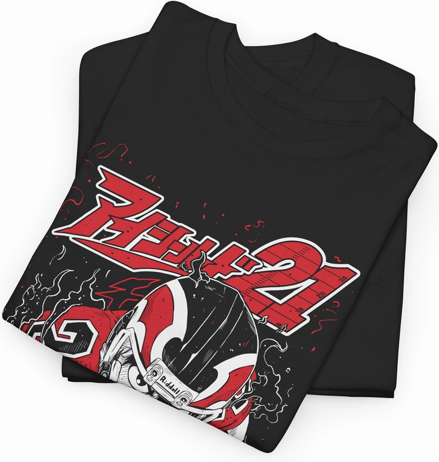 Anime Eyeshield 21 T-Shirt Sports Soccer Graphic Kawaii Anime Gamer Streetwear Aesthetic Unisex T-Shirt