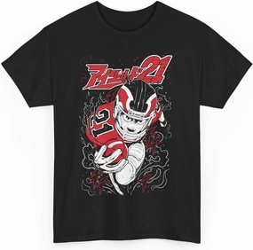 Anime Eyeshield 21 T-Shirt Sports Soccer Graphic Kawaii Anime Gamer Streetwear Aesthetic Unisex T-Shirt