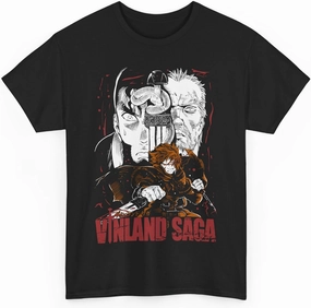 Anime Vinland Saga T-Shirt Viking Spirit of Legendary Warriors Aesthetic Cosplay Otaku Unisex T-Shirt