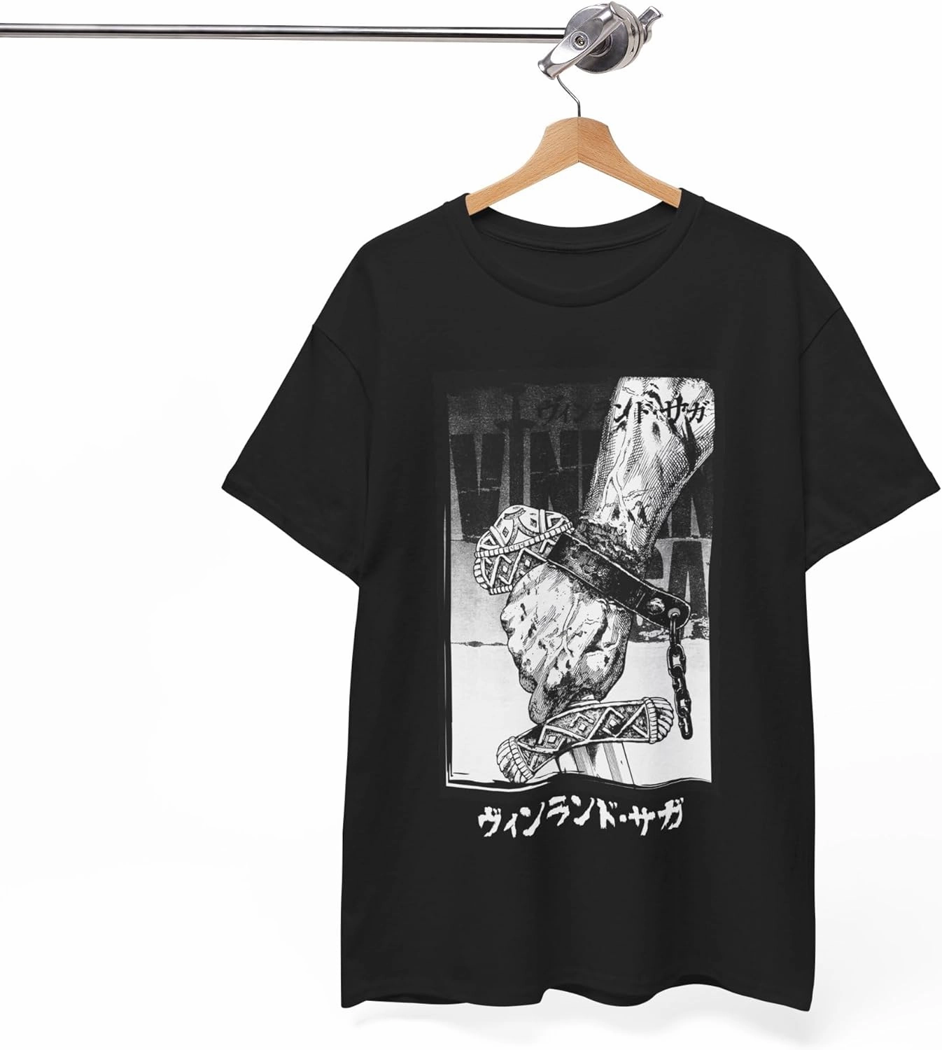 Anime Vinland Saga T-Shirt Viking Spirit of Legendary Warriors Aesthetic Cosplay Otaku Unisex T-Shirt M-11