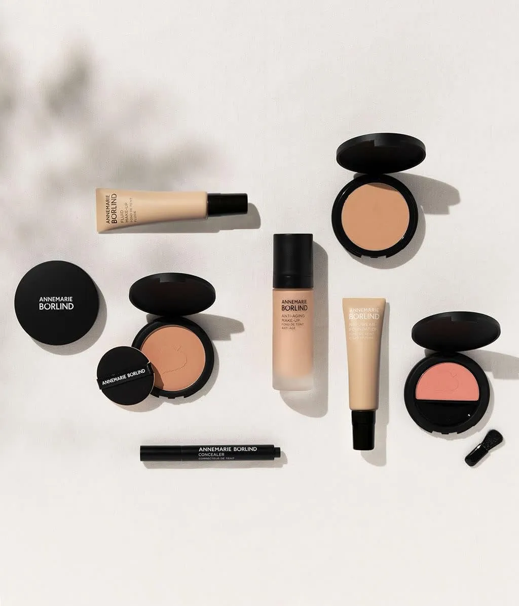 ANNEMARIE BÖRLIND - ANTI-AGING MAKE UP - almond - smoothing, lifting & refining foundation, with natural ingredients, high coverage, 1.01 Fl. Oz.