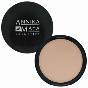 Annika Maya Mineral Powder Foundation, Buildable Coverage, Hypoallergenic, Made in the USA (Sunlit)