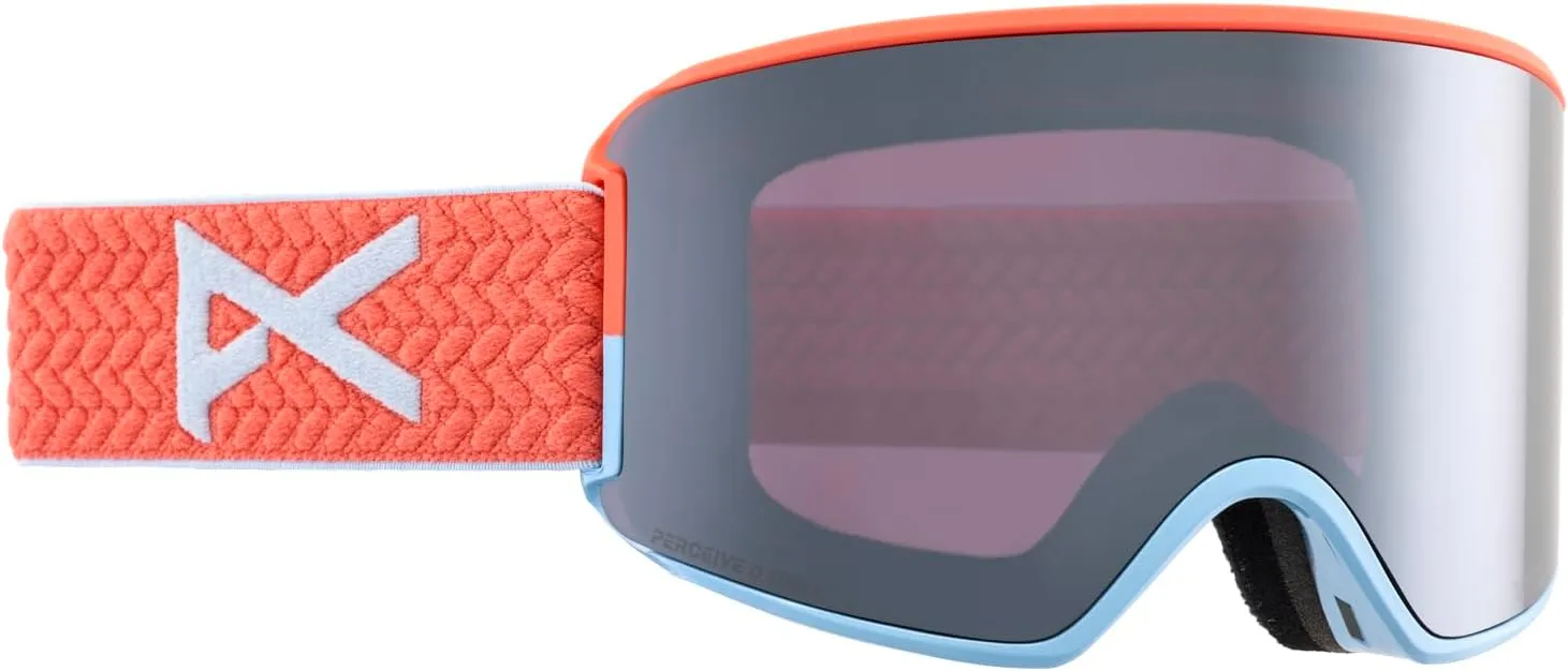 Anon WM3 Womens Goggles   Bonus Lens   MFI Face Mask, Frame: Peach Echo, Lens: Perceive Sunny Onyx