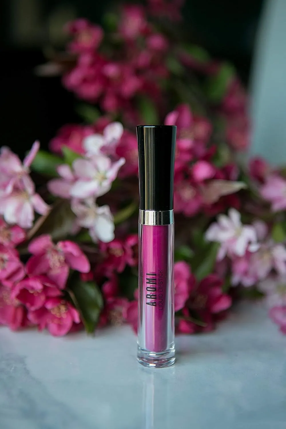 Aromi Matte Liquid Lipstick | Long-Lasting, Smudge Proof, Purple Magenta Lip Color, Waterproof, Pink Raspberry, Paraben, Phthalate,   Gluten Free (Forbidden Fuchsia)