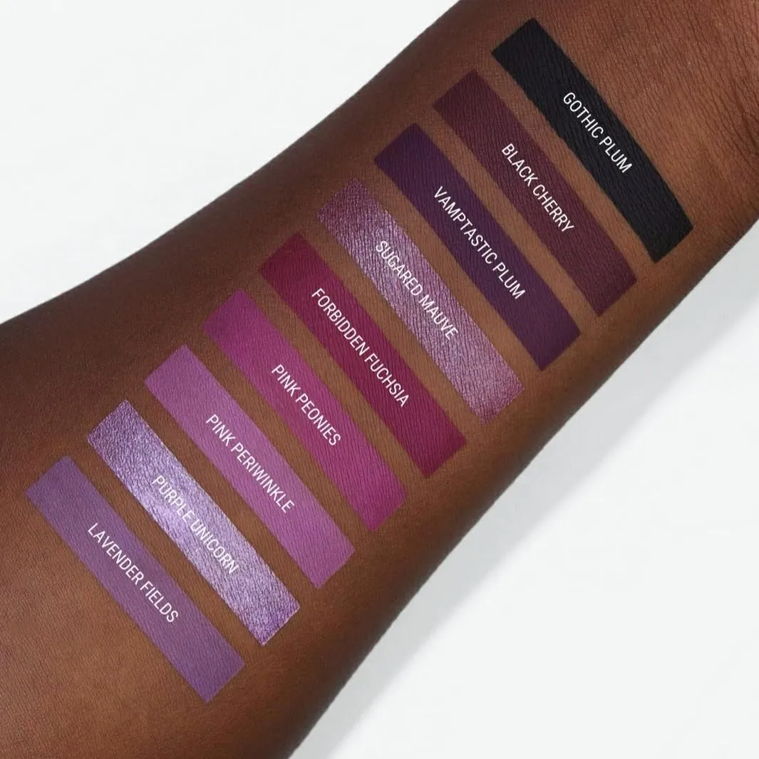 Aromi Matte Liquid Lipstick | Long-Lasting, Smudge Proof, Purple Magenta Lip Color, Waterproof, Pink Raspberry, Paraben, Phthalate,   Gluten Free (Forbidden Fuchsia)